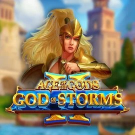 Slots logo of Age Of The Gods: God Of Storms 2 from Playtech at NeonVegas Casino