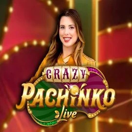 Crazy Pachinko logo by Evolution NeonVegas Casino