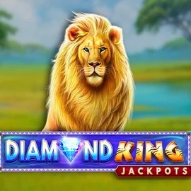 Try Diamond King Jackpots slot by SpinPlay Games on neonvegaskasino.fi – logo image