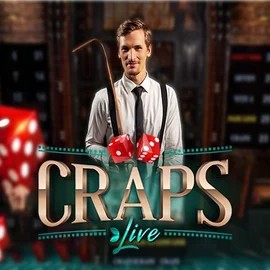 Live Craps online game logo by Evolution on neonvegaskasino.fi