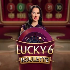 Lucky 6 Roulette slot logo by Pragmatic Play at NeonVegas Casino