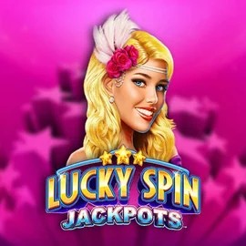 Lucky Spin Jackpots game by Novomatic – logo hosted on NeonVegas Casino