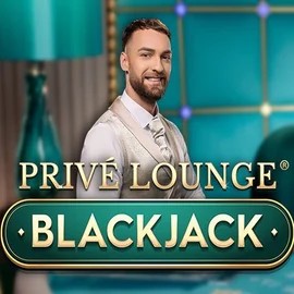 Privé Lounge Blackjack online game logo by Pragmatic Play on neonvegaskasino.fi