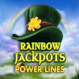 Rainbow Jackpots Power Lines casino game by Red Tiger Gaming – featured logo at NeonVegas Casino